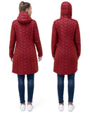 Women's-Thermolite-Long-Hooded-Puffer-Jacket-Parka,-Ultra-Lightweight-Quilted-Thin-Warm-Puffy-Insulated-Winter-Coat-Open-zipper