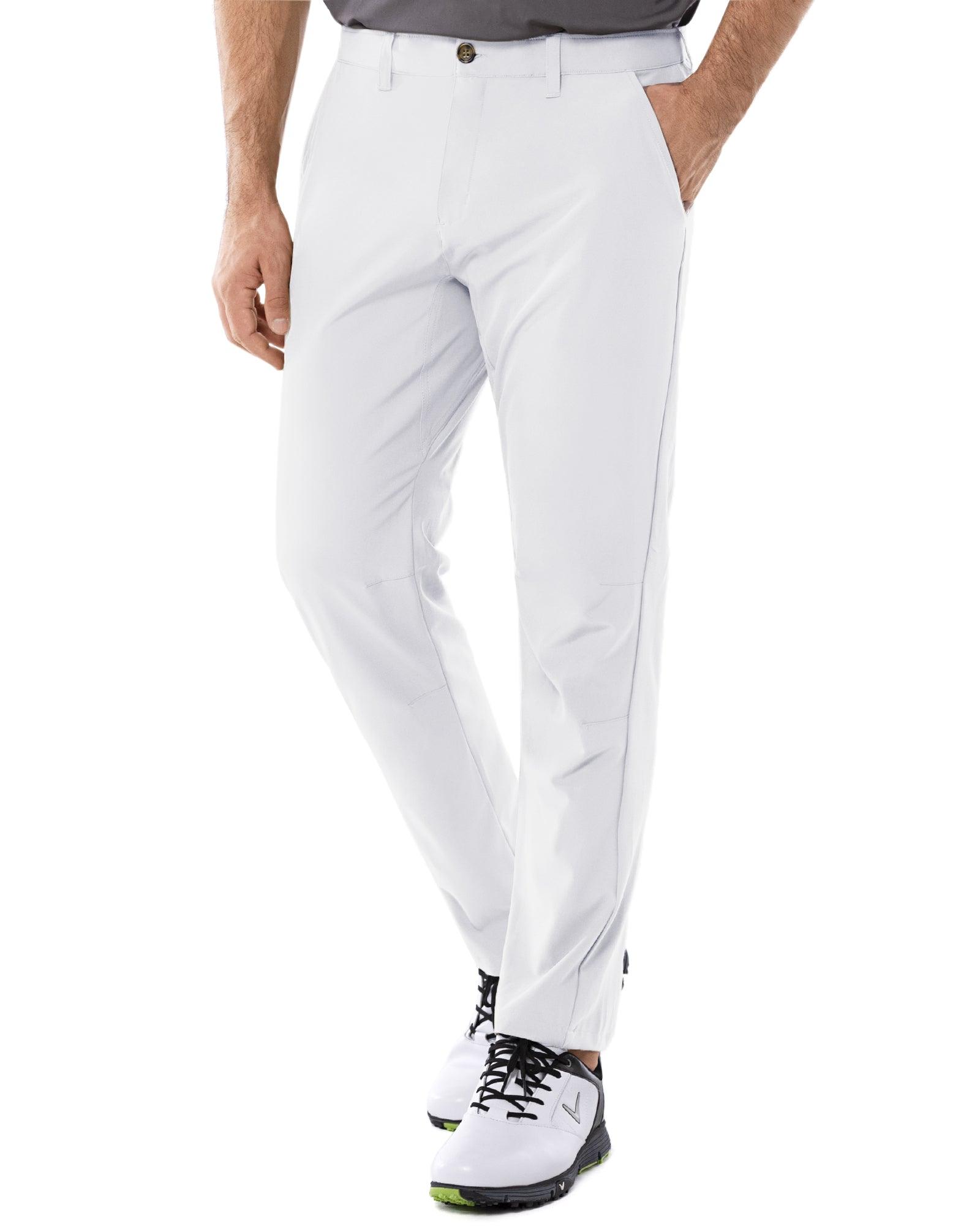 Golftini | White Pull-On Stretch Ankle Pant | Women's Golf Pant