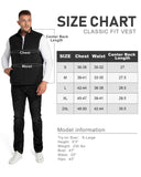 Men's 0.90 lbs Fleece Vest Outerwear with 4 Deep Pockets