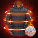 Men's Packable Thermoliter™ 3000 mm W/P Index Puffer Jacket with 5 Pockets - 33,000ft